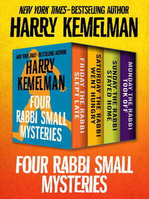 cover image of Four Rabbi Small Mysteries